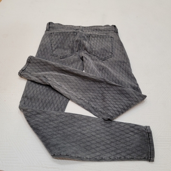 Current/Elliot the ankle skinny jeans- Gray fishnet. - Picture 9 of 15